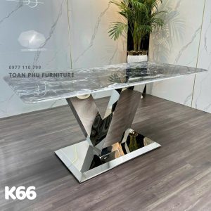 Bàn Ăn Mặt Đá Hiện Đại K66