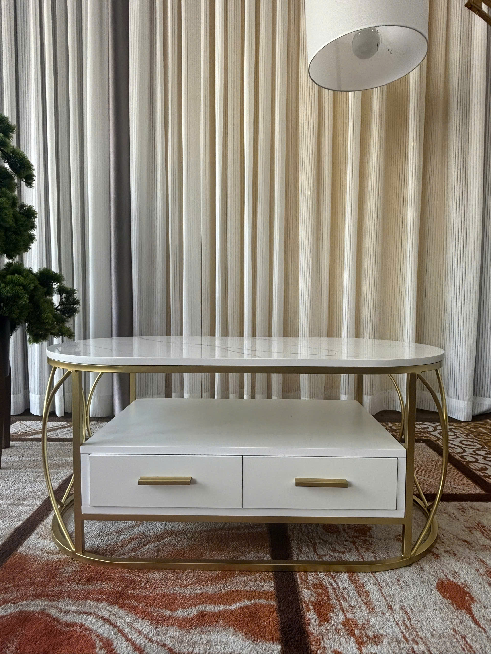 Bàn Sofa Ovan 2 Hộc Kéo - Ảnh 4