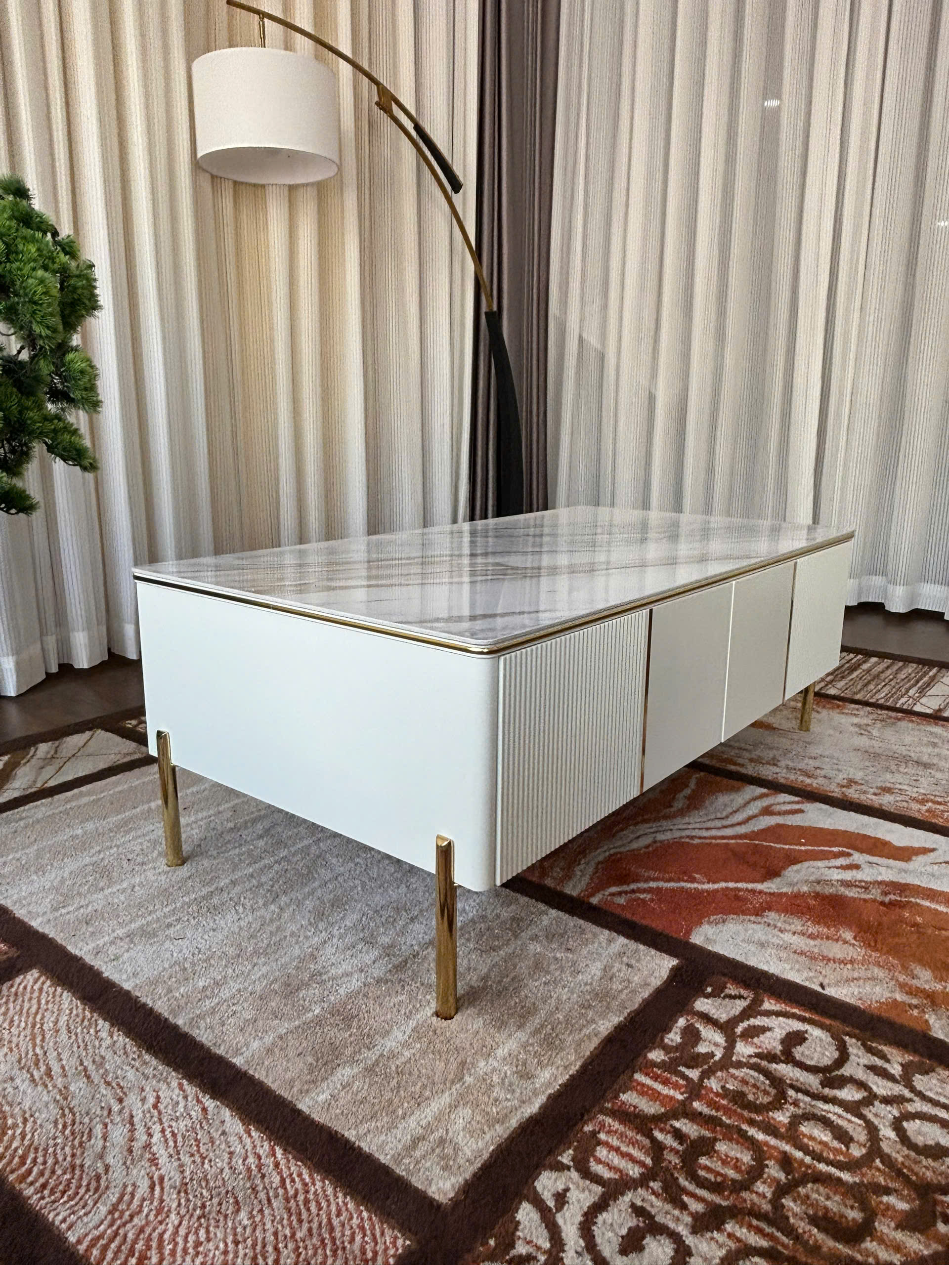 Bàn Trà Mặt Đá F9-130 - Ảnh 6