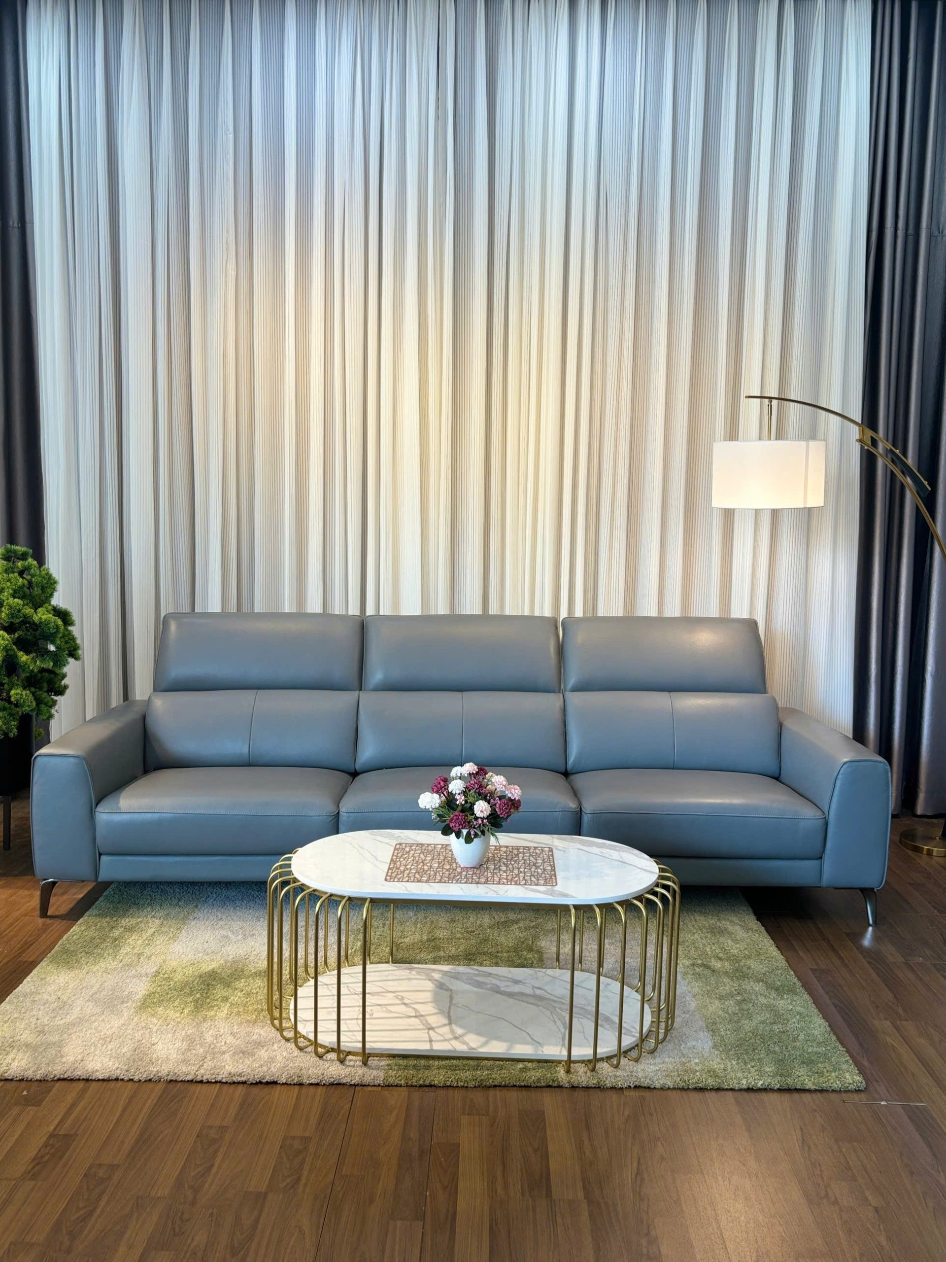 Sofa Băng Da Cao Cấp 5028C - Ảnh 5