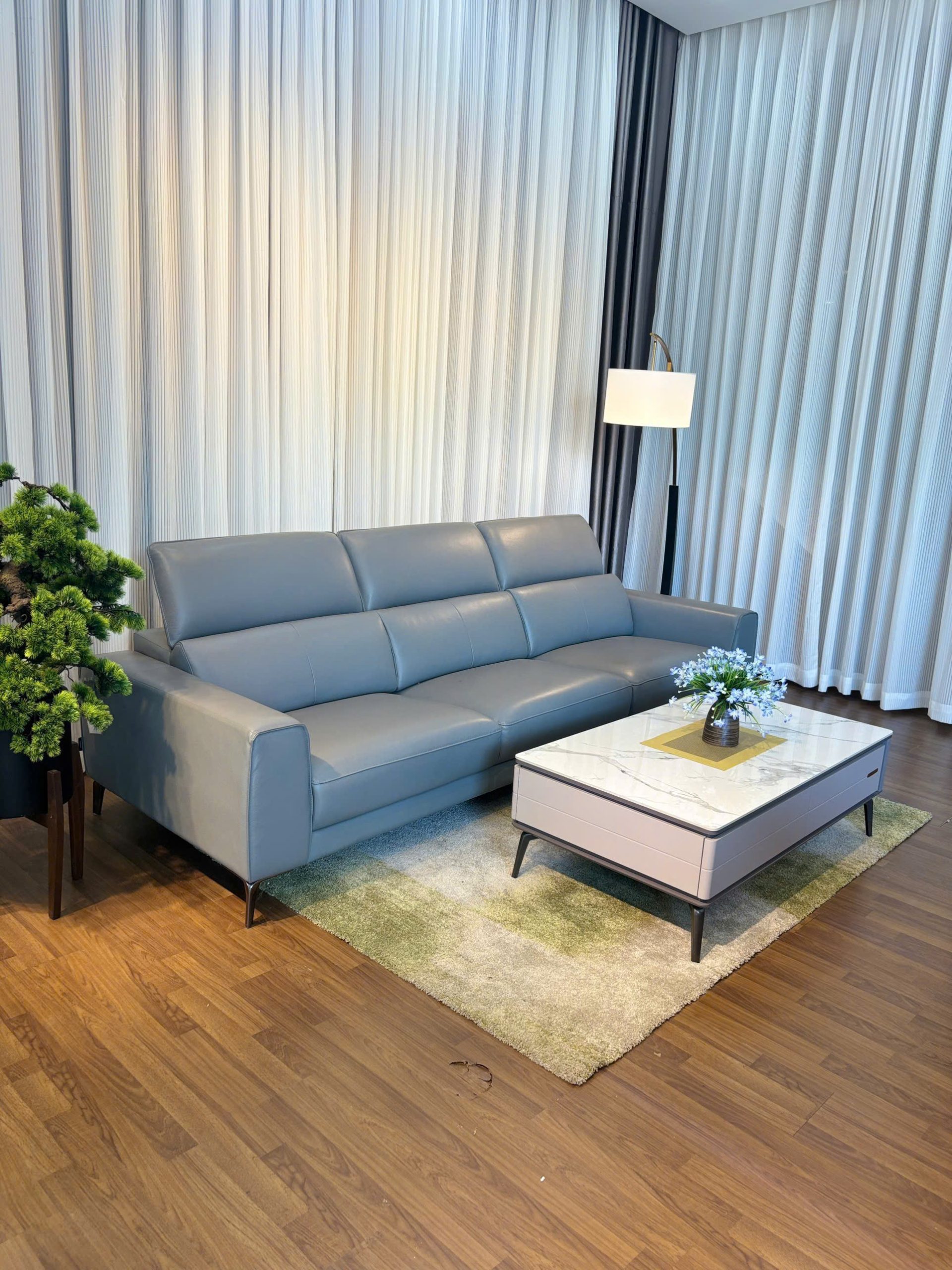 Sofa Băng Da Cao Cấp 5028C - Ảnh 6