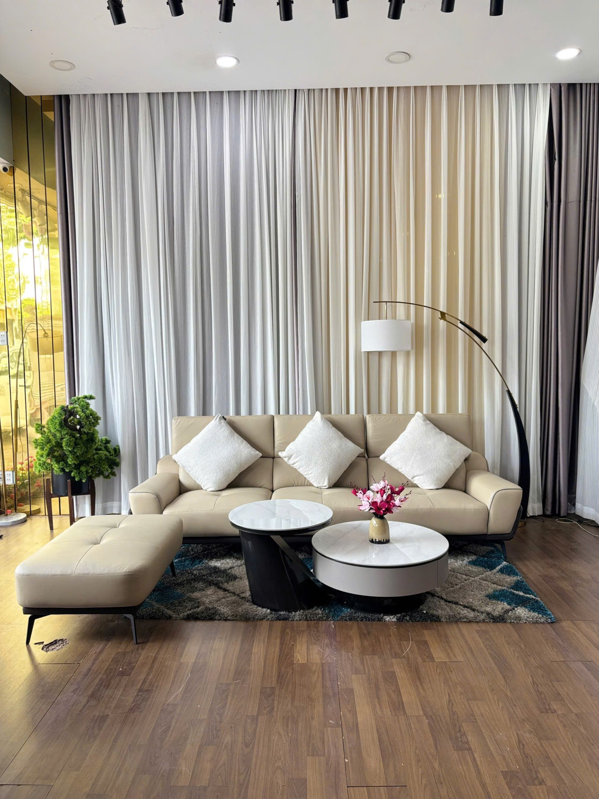 Sofa Da Thật Malaysia 2269 + Đôn - Ảnh 6