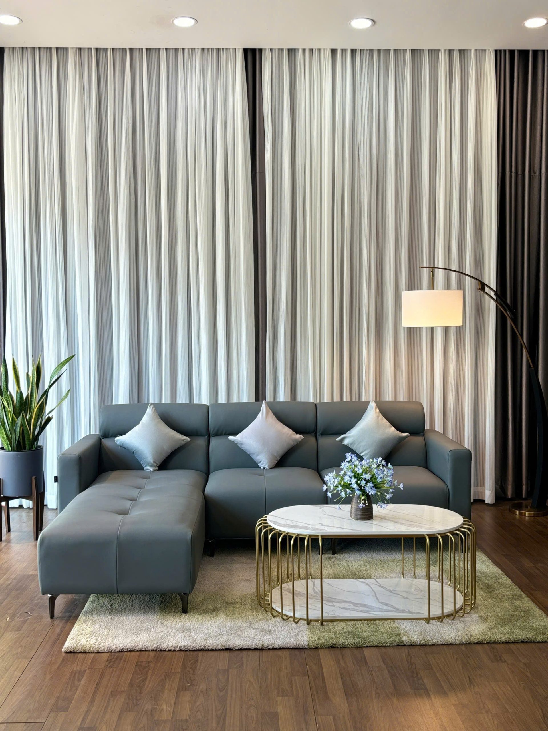 Sofa Góc L Microfiber MK218-2500 - Ảnh 2