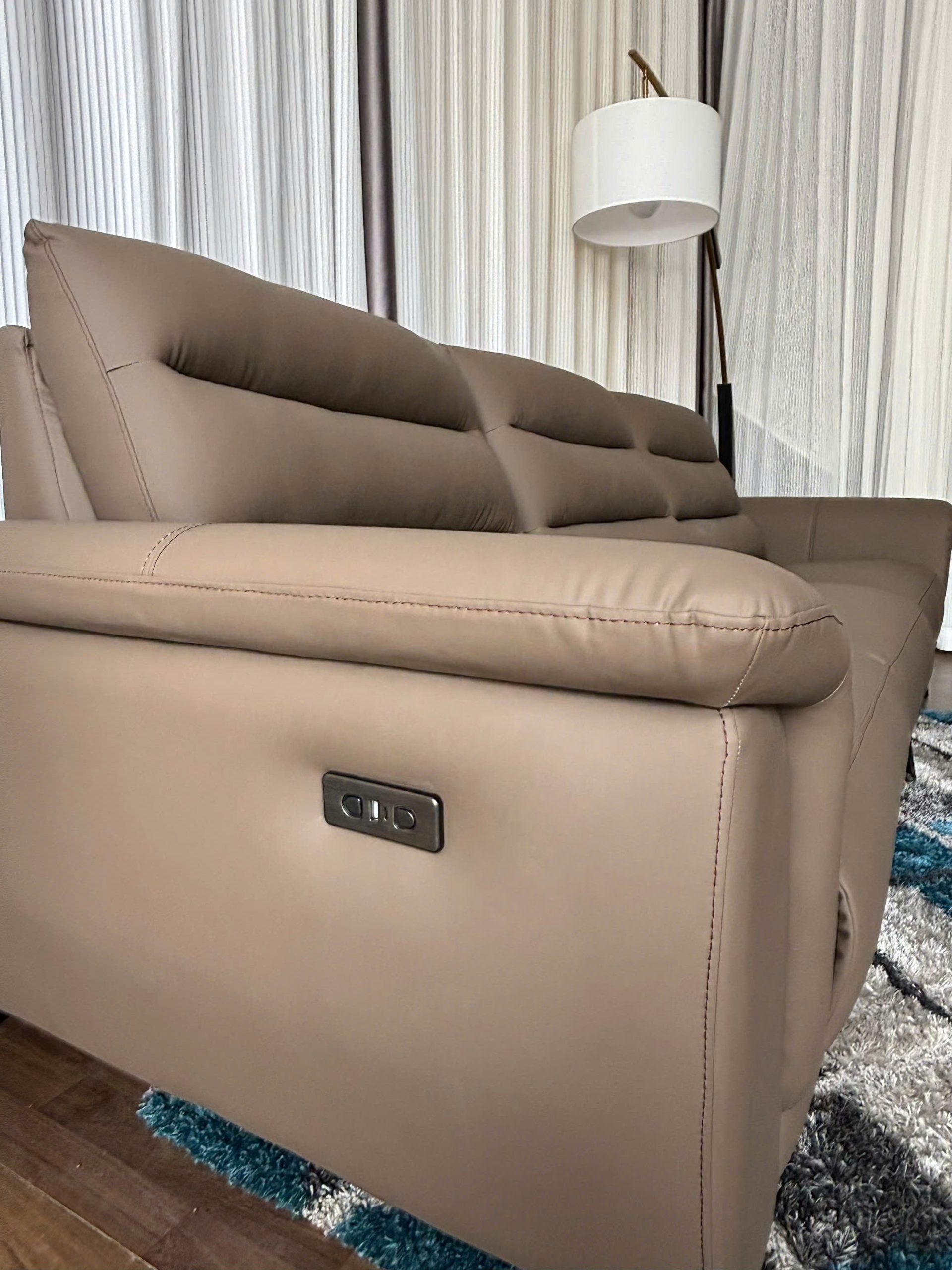 Sofa Da Microfiber Chống Trầy Chỉnh Điện B04 - Ảnh 6