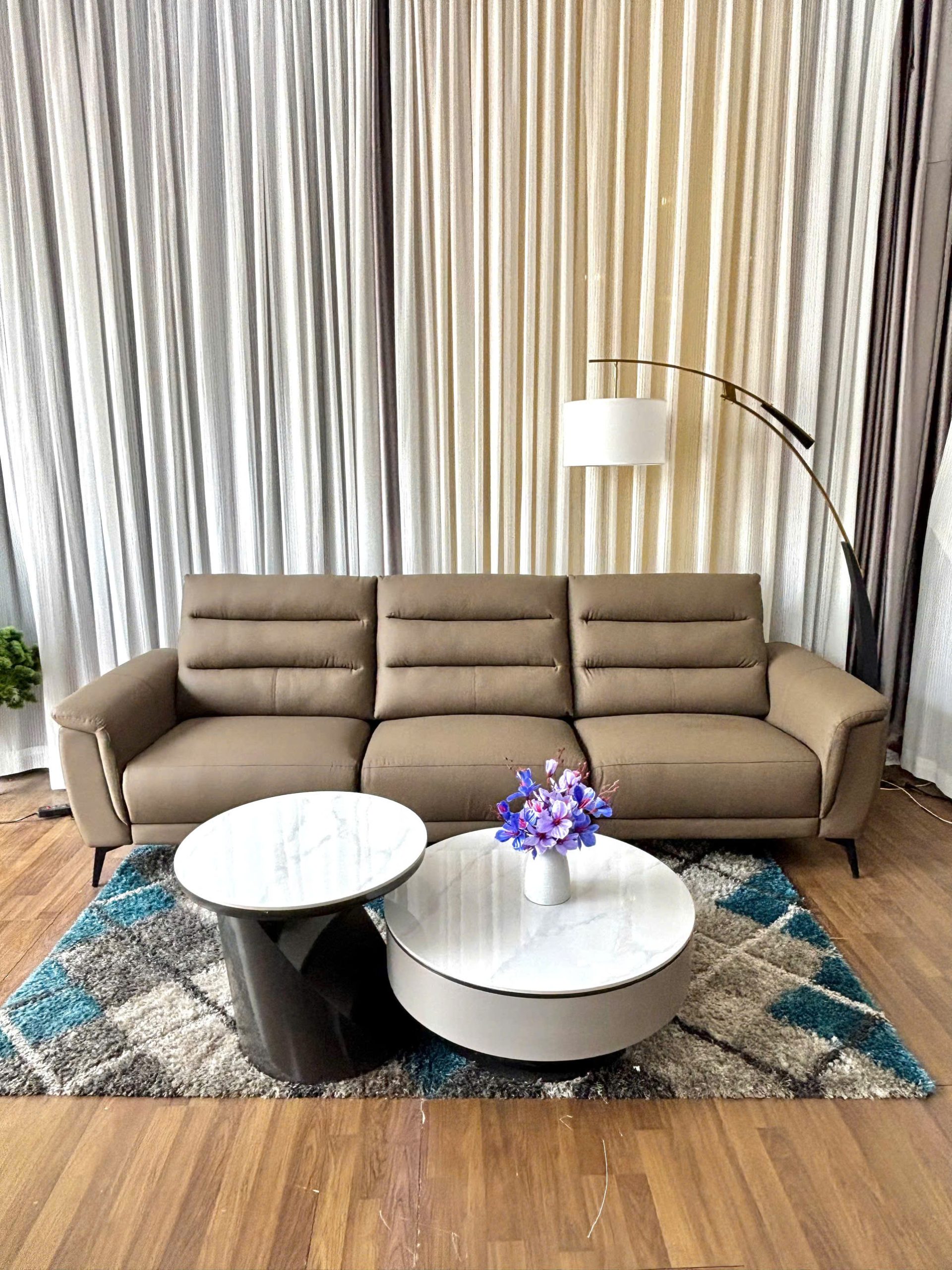 Sofa Da Microfiber Chống Trầy Chỉnh Điện B04 - Ảnh 8