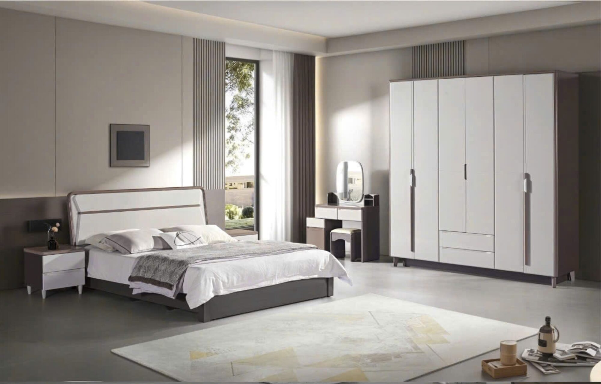 Bộ Giường Tủ 3007