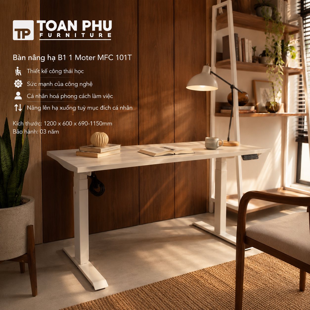 Bàn nâng hạ B1 1 Moter MFC 101T - Ảnh 2