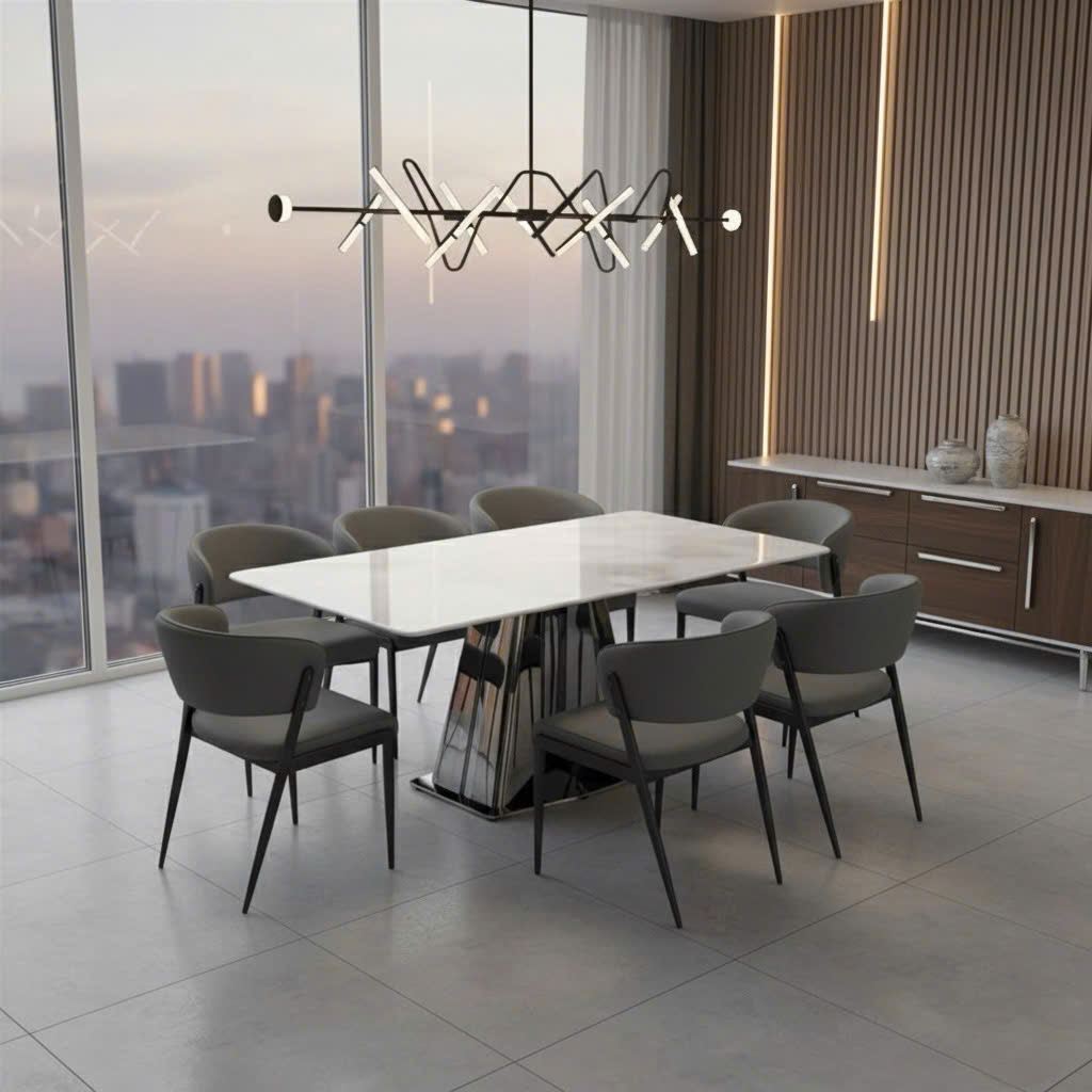 Bàn Ăn Mặt Đá Hiện Đại 2069