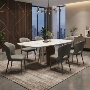 Bàn Ăn Đá Marble D2501