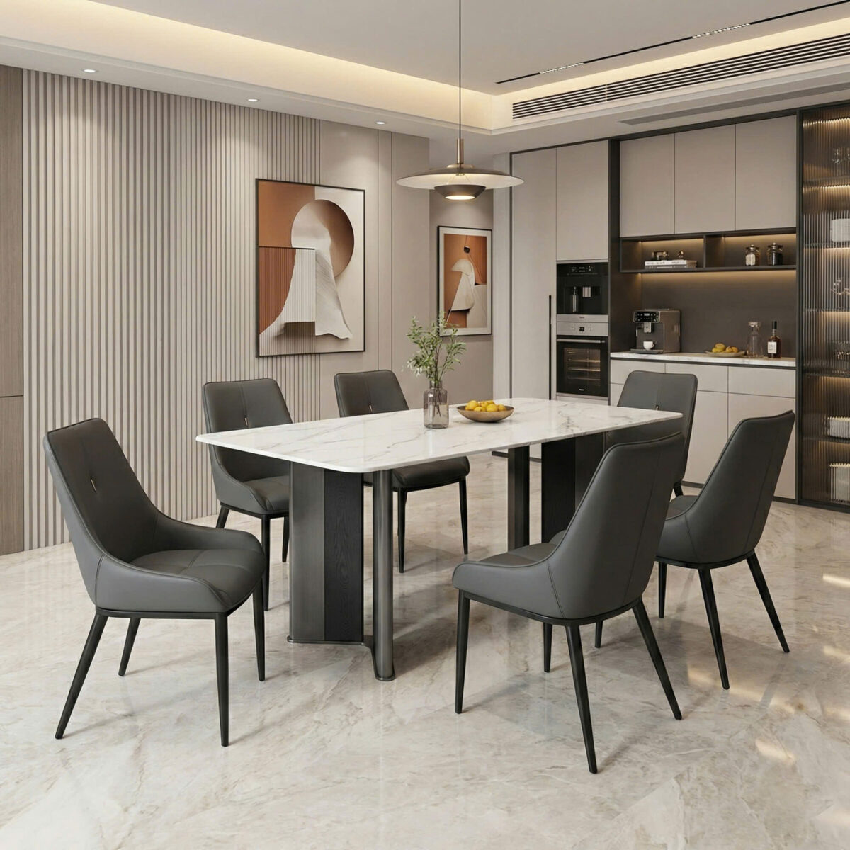 Bàn Ăn Mặt Đá Hiện Đại 868