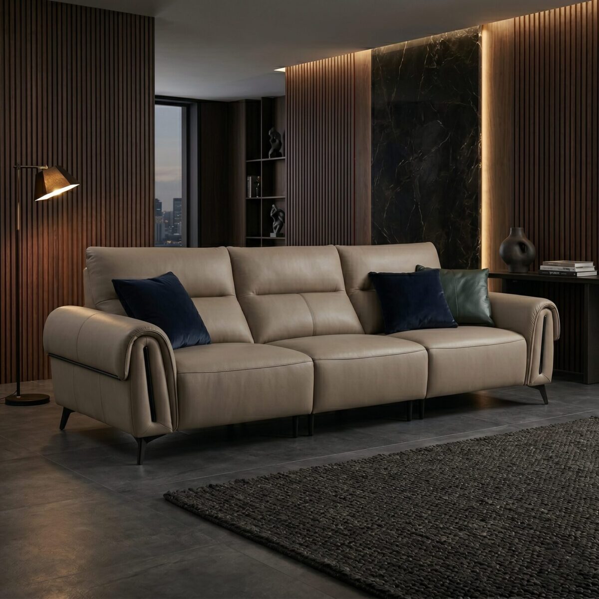 Sofa Da Sinh Thái Cao Cấp Finn