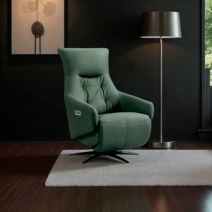 Ghế Thư Giãn Da Bò Thật 8009