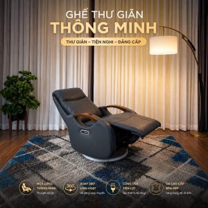 Ghế Thư Giãn Da Bò Thật Cao Cấp